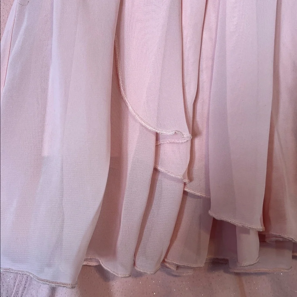 Carter's Pink Glitter V-Neck Ballet Top and Pink Ballet Skort